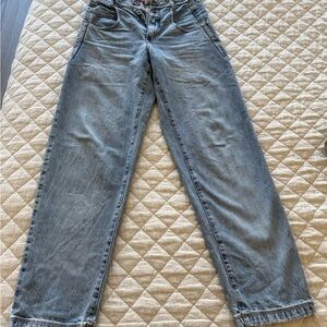 Guess Blue Straight Leg Vintage Jeans